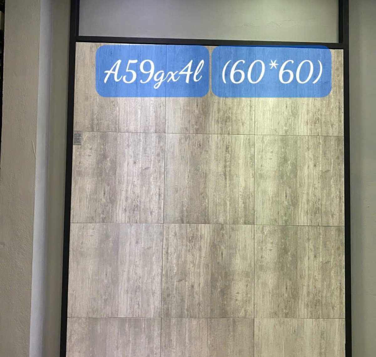 Gạch ốp lát 60×60 Malaysia dọc dưa xám nhạt A59GX4L