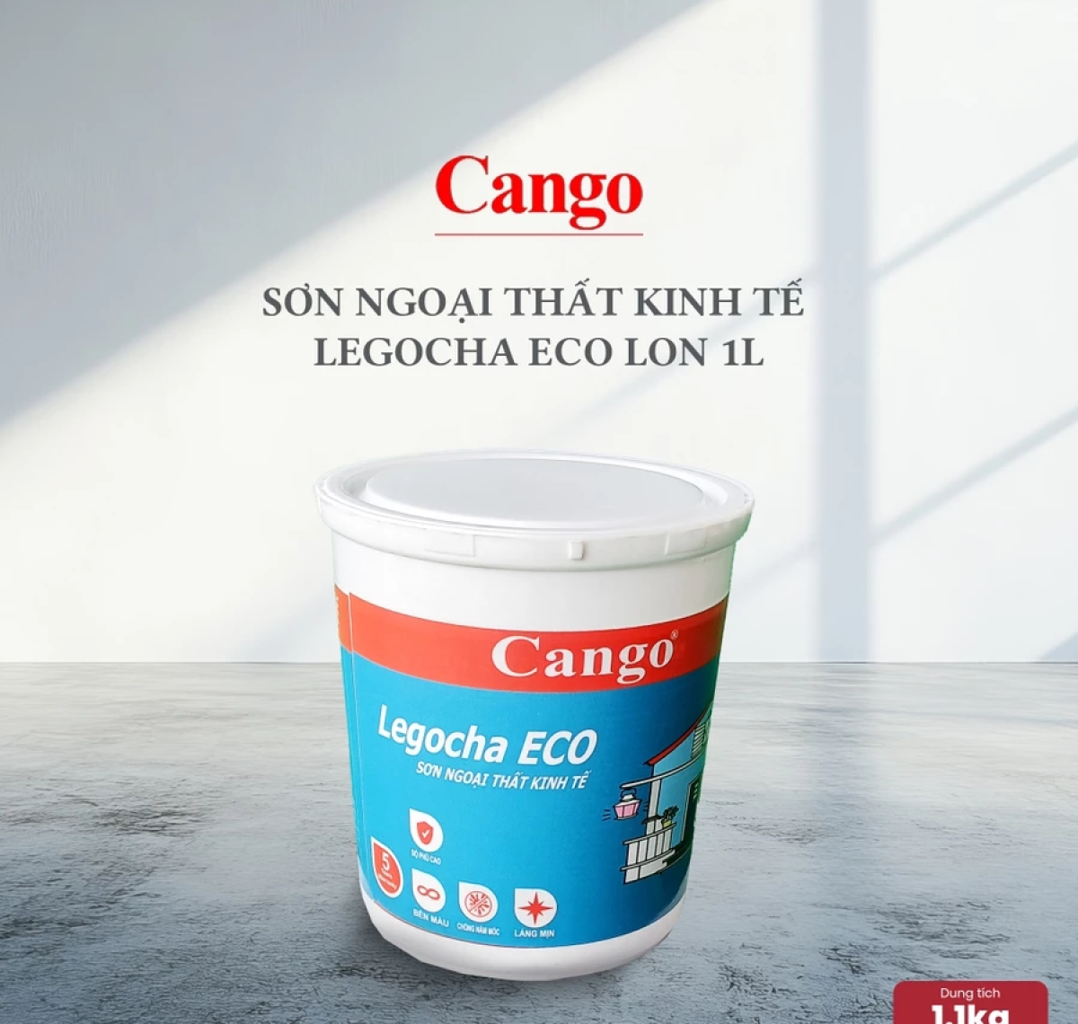 SƠN NGOẠI THẤT KINH TẾ LEGOCHA ECO