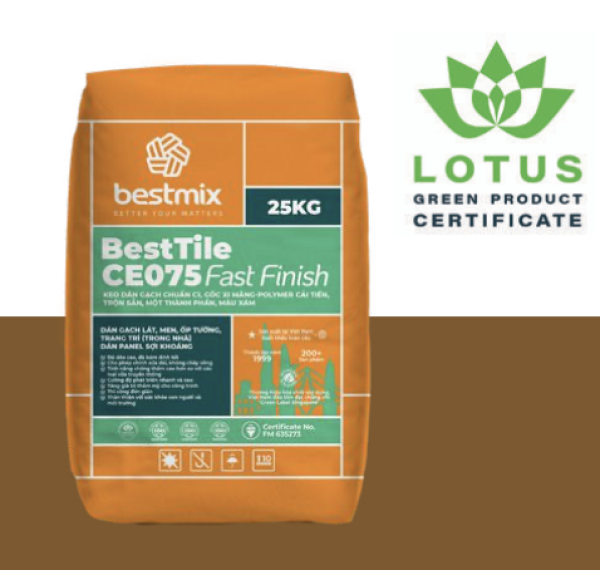 Keo Dán Gạch BestTile CE075  Fast Finish